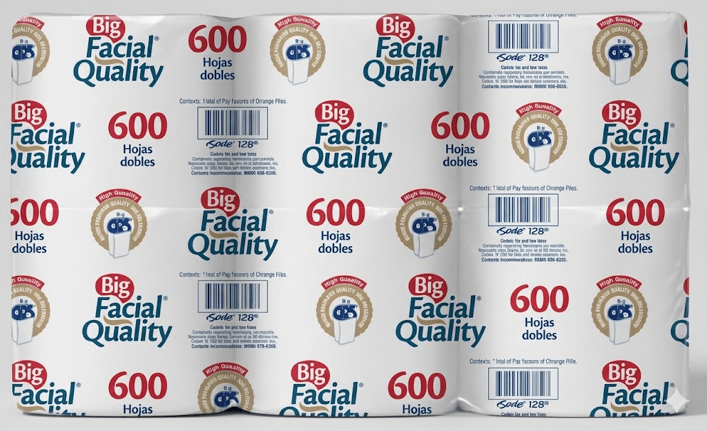 Papel de baño quality paquete de 6